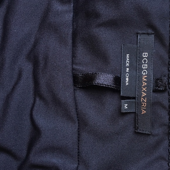 💕BCBG Maxazria Strapless BlackDress💞 - Picture 7 of 8