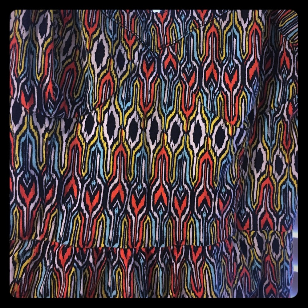 Colorful Aztec summer dress