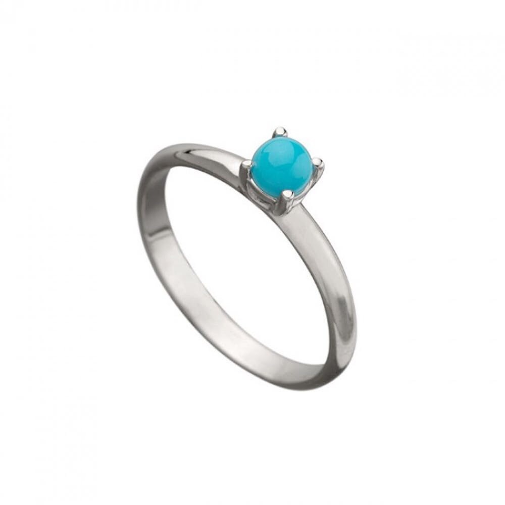 Jennifer Zeuner turquoise/sterling silver ring
