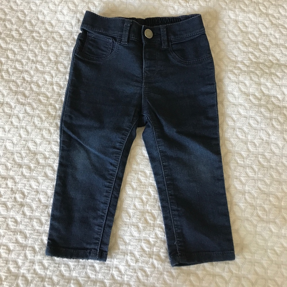 EUC Baby Gap stretch jean leggings size 12-18 m