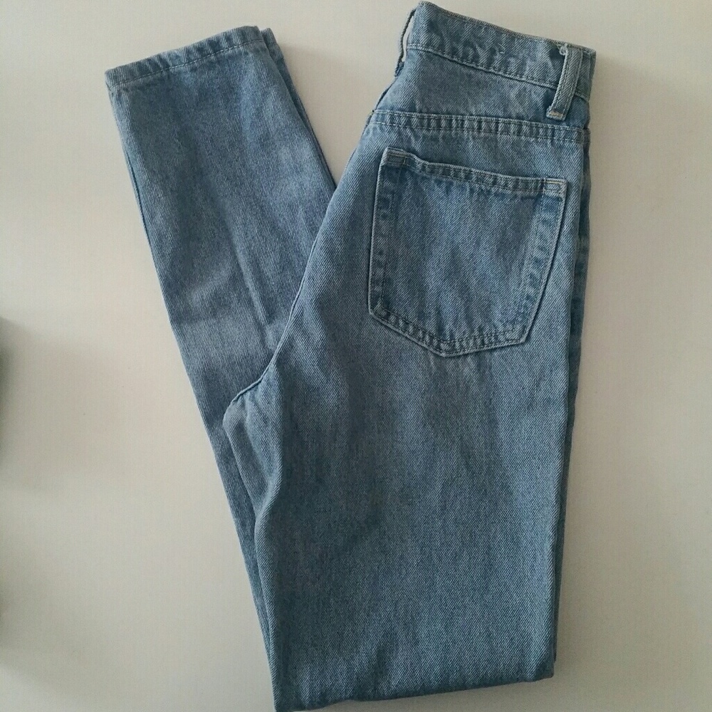 American Apparel high waist jeans