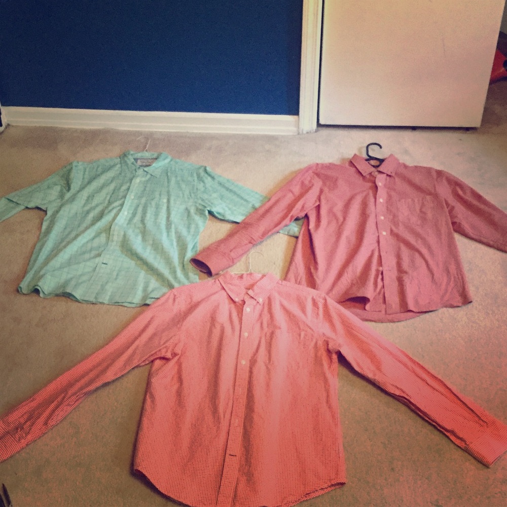 (3) Men's Button Downs