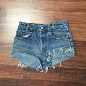 Vintage Levi Denim Cutoff Shorts