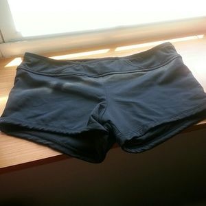 Black swim shorts