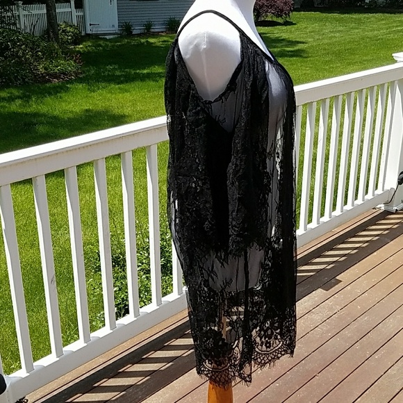 🏝EOS SALE⛱Lace Cold Shoulder Dress/Coverup - Picture 7 of 7