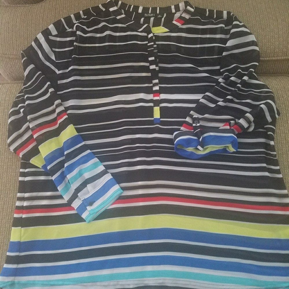 a.n.a Striped Tunic