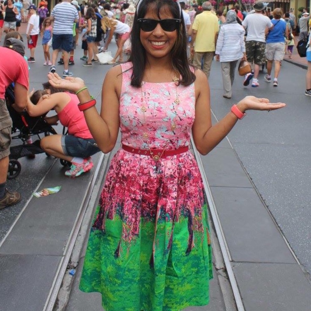 ModCloth Festive Frondescence Dress in Spring