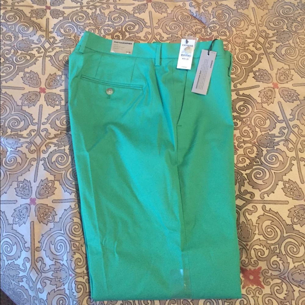 Green Express slim fit and straight leg