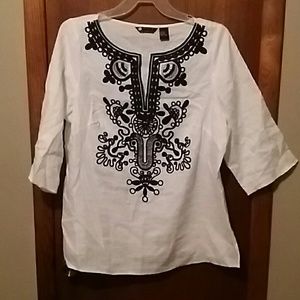 Carole Little Linen Tunic