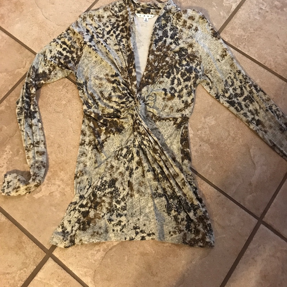 CAbi knit front top