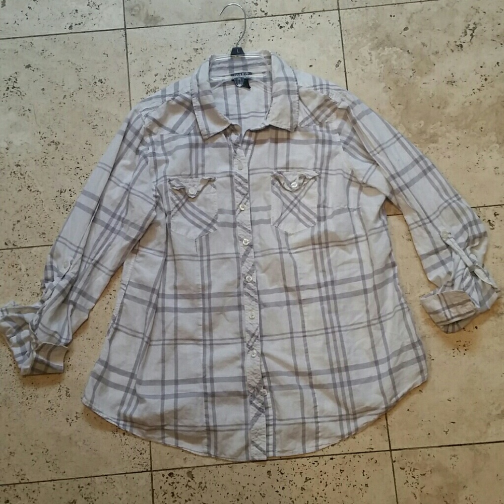 Torrid plaid button up