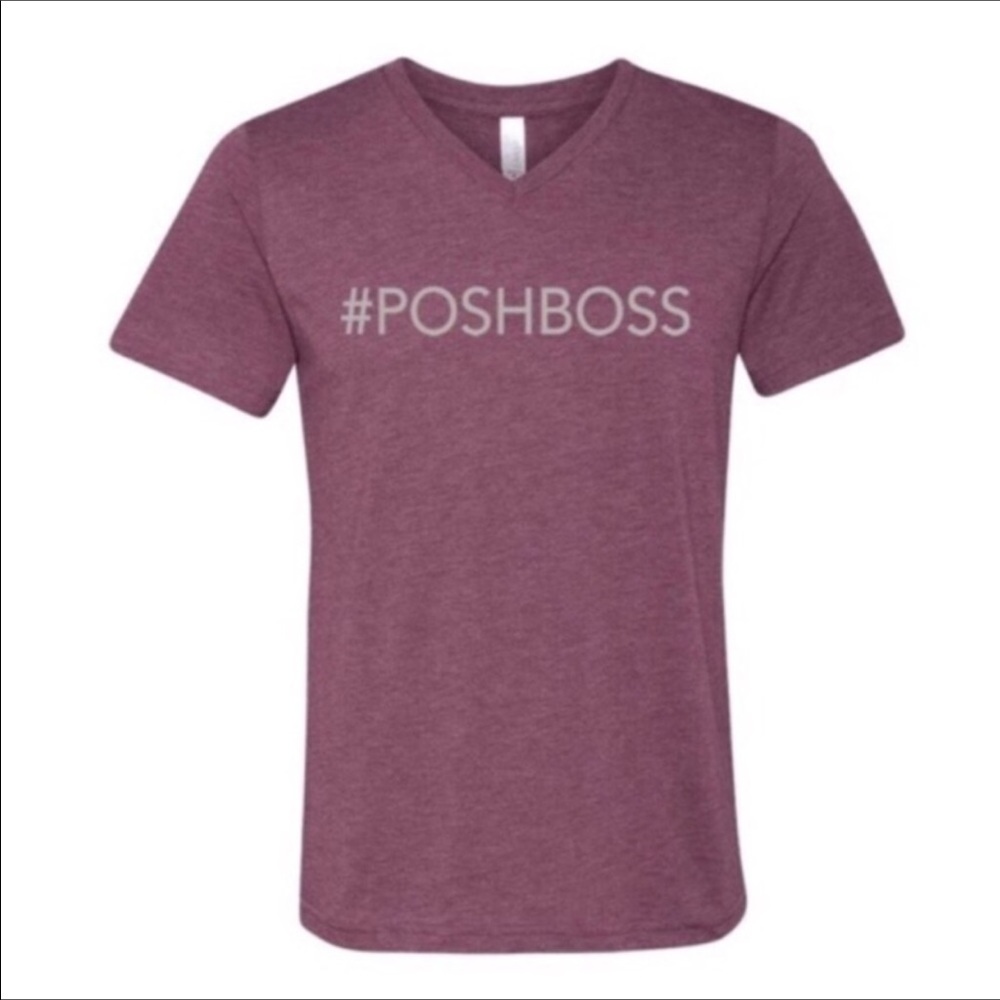 Final Price Drop! #POSHBOSS Soft V-neck T-shirt - Picture 5 of 6