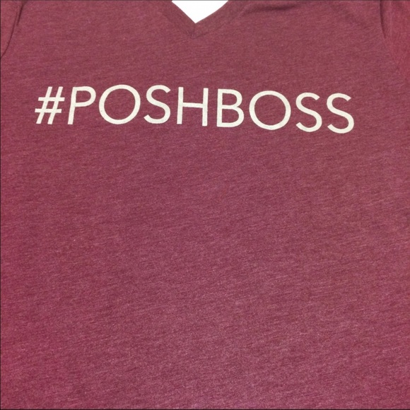 Final Price Drop! #POSHBOSS Soft V-neck T-shirt - Picture 4 of 6