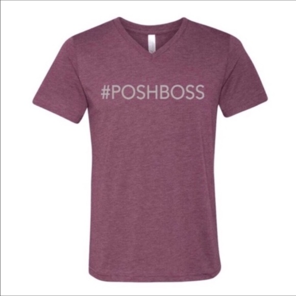 Final Price Drop! #POSHBOSS Soft V-neck T-shirt - Picture 5 of 6