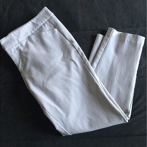 Grey Ankle Length Dress Pants