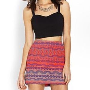 Forever21 Contemporary Tribal Print Mini