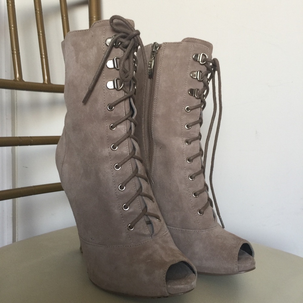 Suede ankle boots
