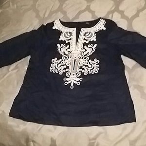 Carole Little Linen Tunic