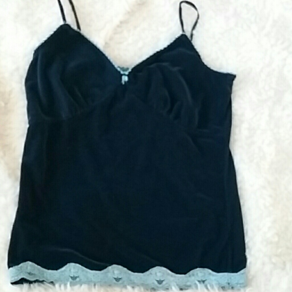 Ultramarine velvet tank