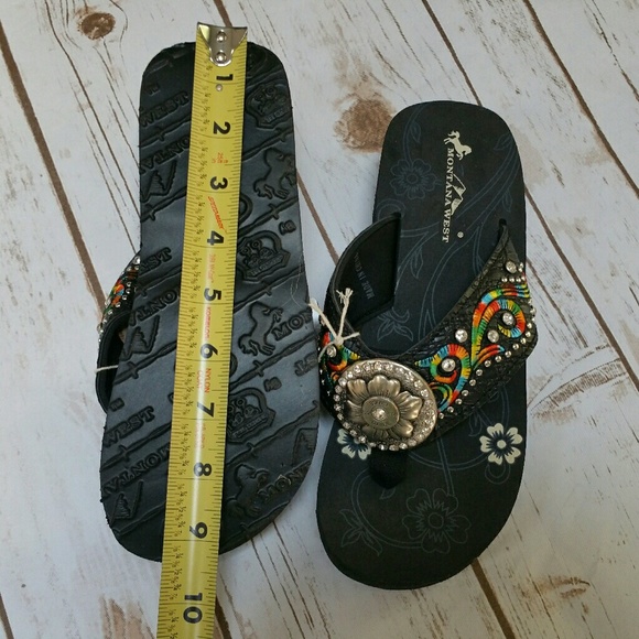 Montana West 12 Gauge Flip Flops NWT - Picture 4 of 7