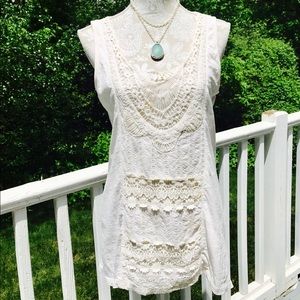 🎊HP6/21🎊Charter Club - Crocheted Front