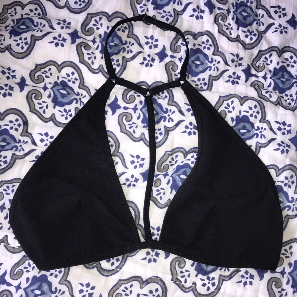 BRAND NEW, LF black bralet with attached choker