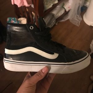 Vans with sheer ankle area