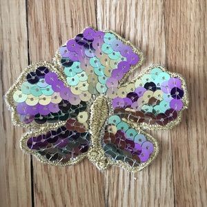 Marc Jacobs small flower sequin patches