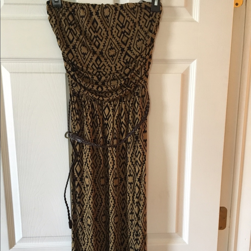 Strapless Maxi Dress