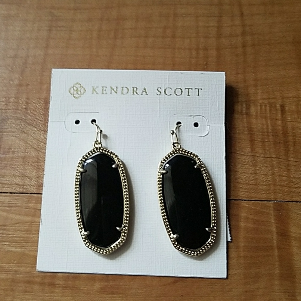 Kendra Scott Black Elle Earrings