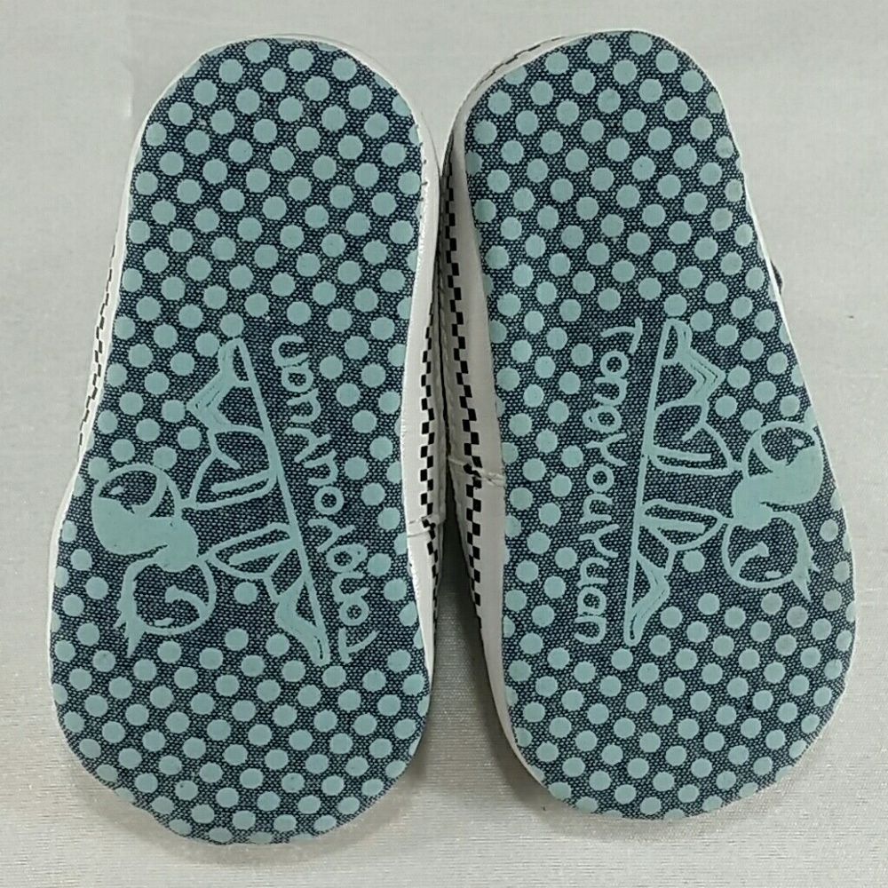 Denim soft bottom infant shoes. kids - Picture 4 of 5