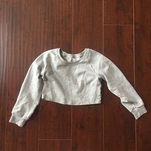 American Apparel Grey Crop Top
