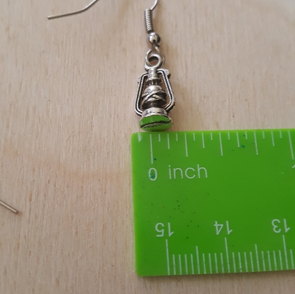 Miniature Lantern Pierced Earrings Camping Outdoor - Picture 4 of 5