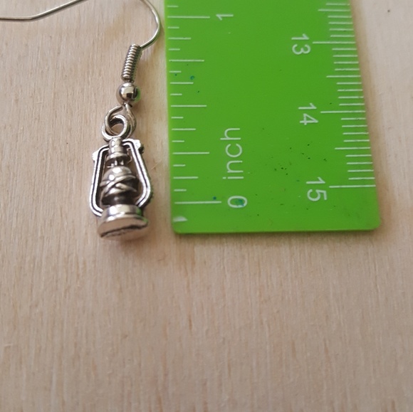 Miniature Lantern Pierced Earrings Camping Outdoor - Picture 5 of 5
