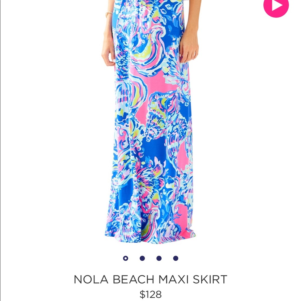Lilly Pulitzer Nola beach maxi skirt