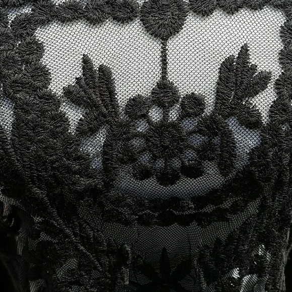 SUPER SALE 🎉Last One!Black Crotcheted Beach Dress - Picture 4 of 5