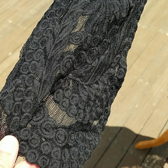 SUPER SALE 🎉Last One!Black Crotcheted Beach Dress - Picture 5 of 5