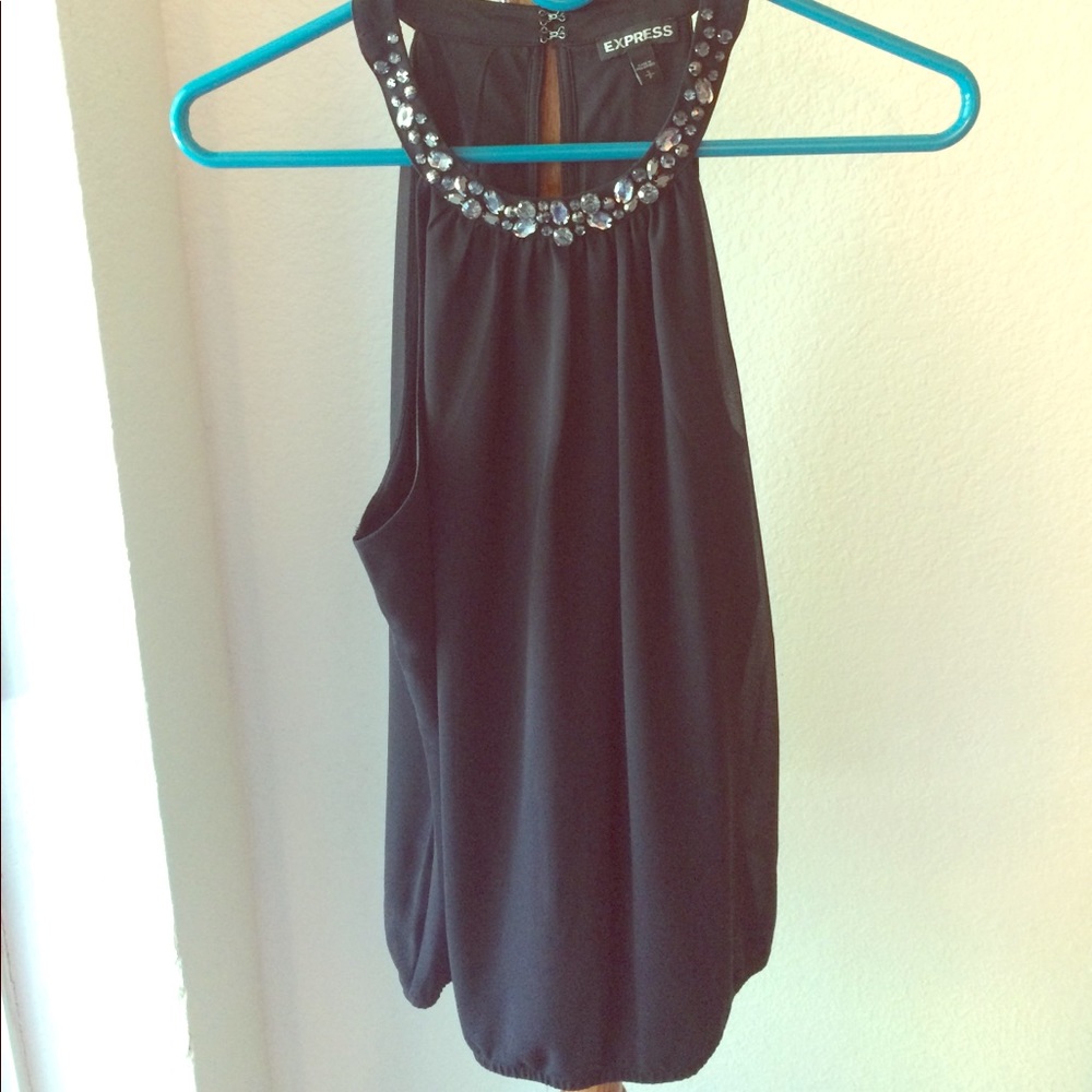 Sleeveless express dress top excellent condition