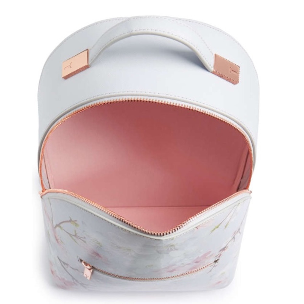 TED BAKER LONDON Flower Floral Leather Backpack - Picture 4 of 8