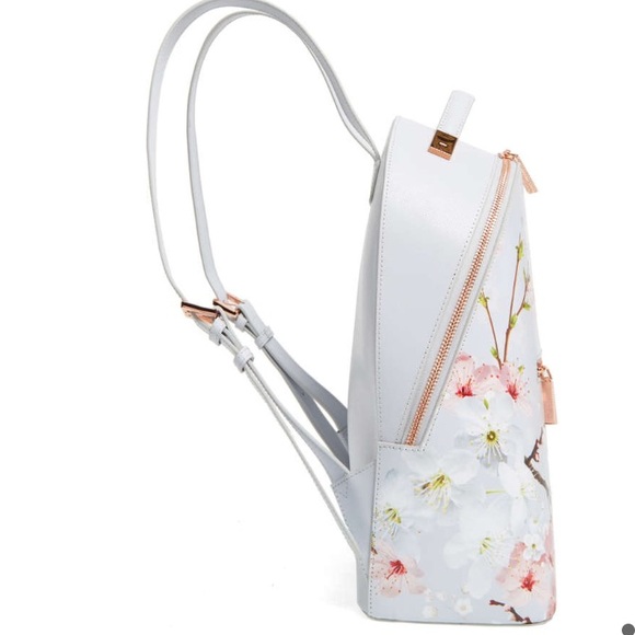 TED BAKER LONDON Flower Floral Leather Backpack - Picture 3 of 8