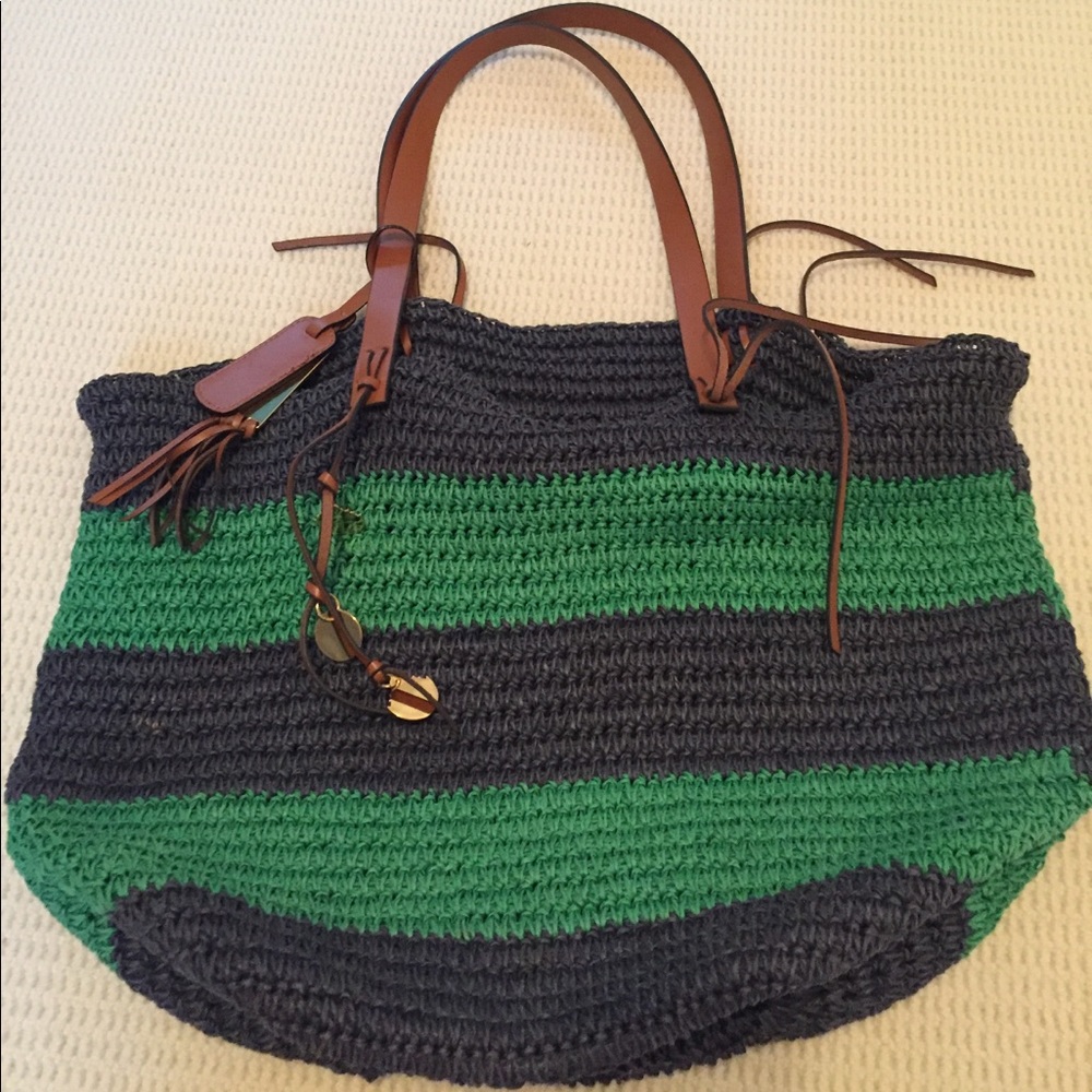 Ralph Lauren straw tote