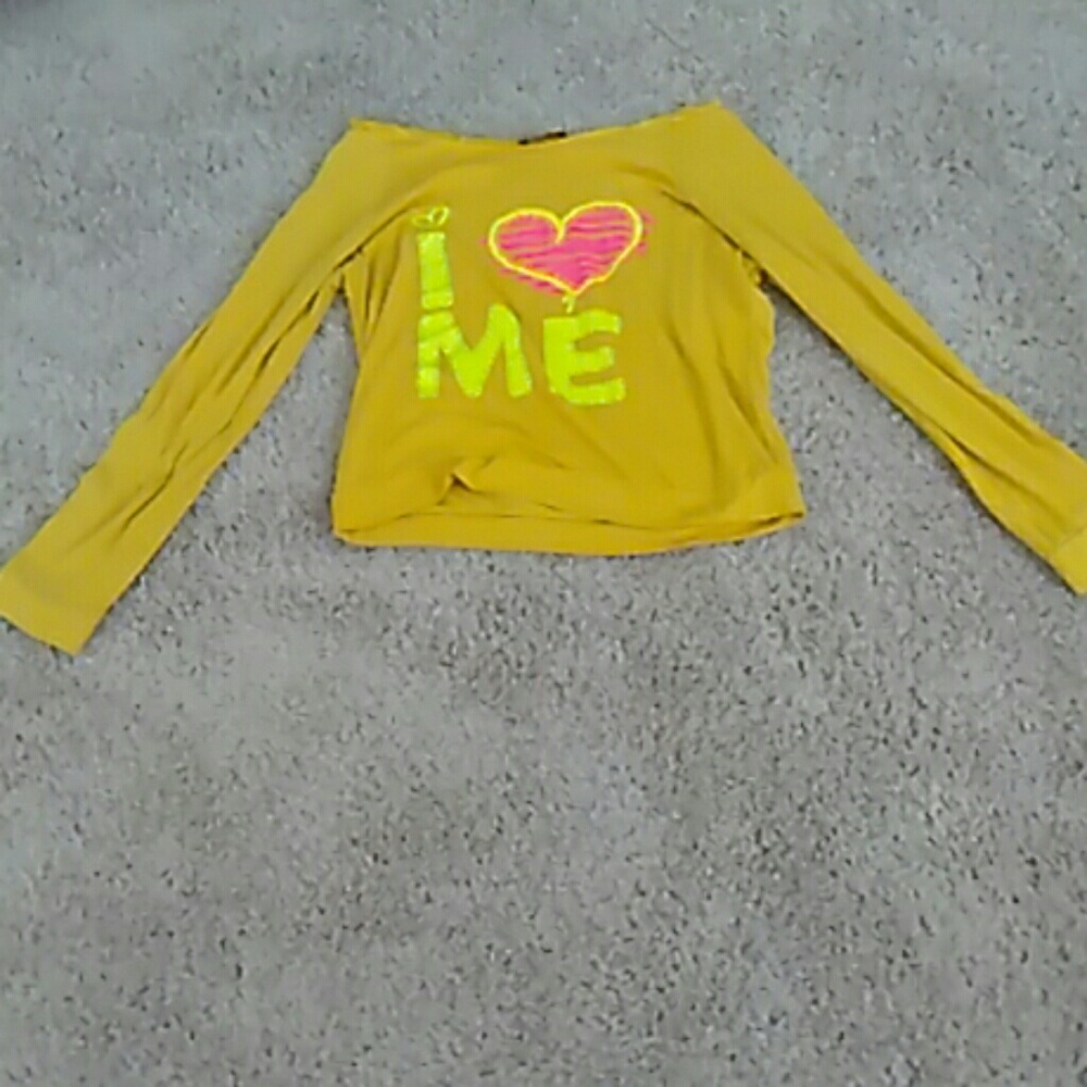 Yellow love shirt