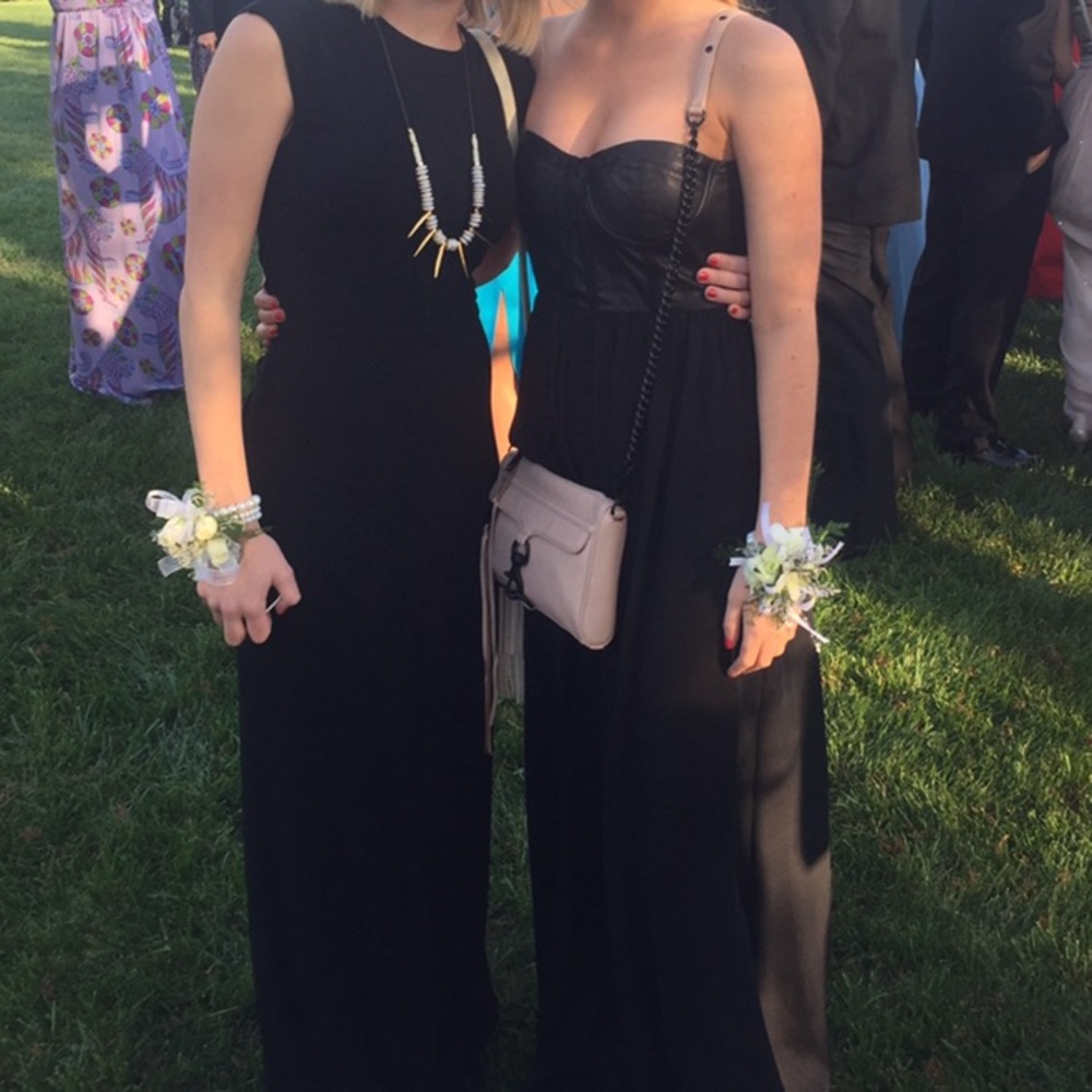 Alice and Olivia black formal dress