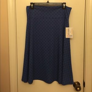 LuLaRoe Azure Skirt - blue - large