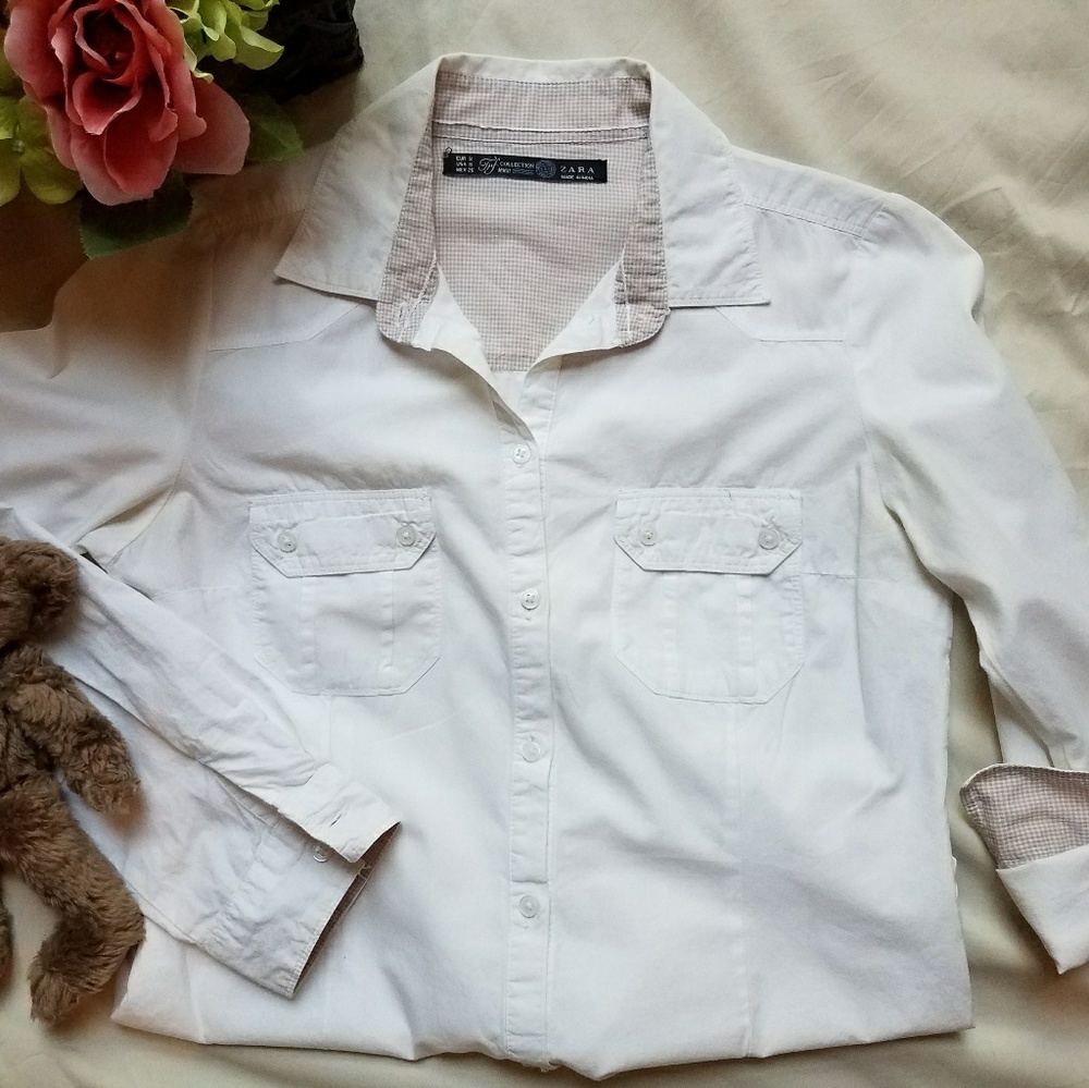 Zara button down shirt