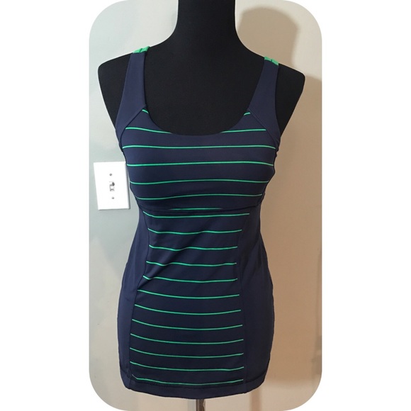 lululemon athletica Tops - Lululemon striped yoga tank top