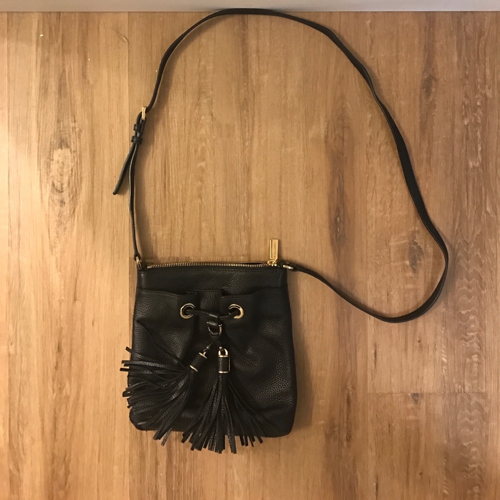 Michael Kors Black Tasseled Crossbody