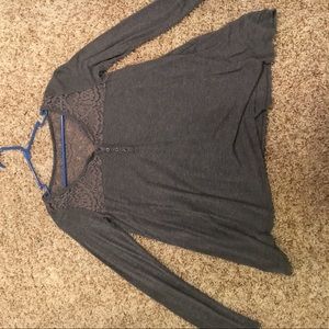 Long sleeve grey. From Hollister size small