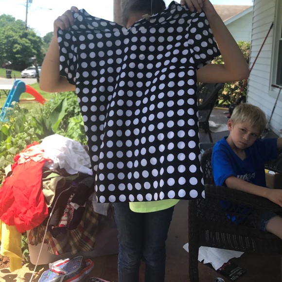 J Crew Polka dot shirt XS - Picture 2 of 2