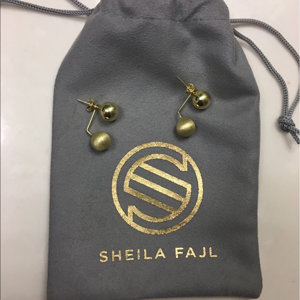 Sheila Fajl gold earrings